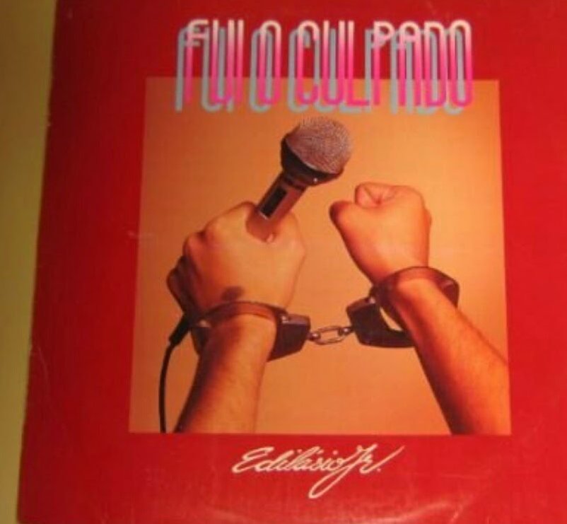 Capa do LP Fui o Culpado, de Edilásio Jr.